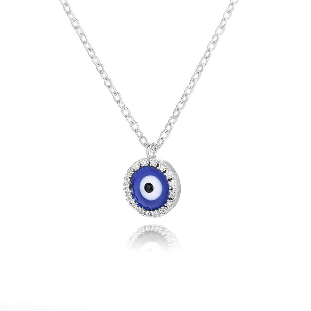 Turkish Eye Charm Necklace