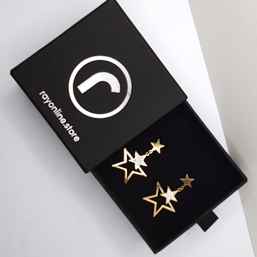 Star Zircon Earrings