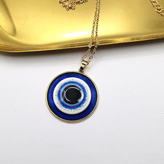 Hyperbole Turkish Eye Necklace