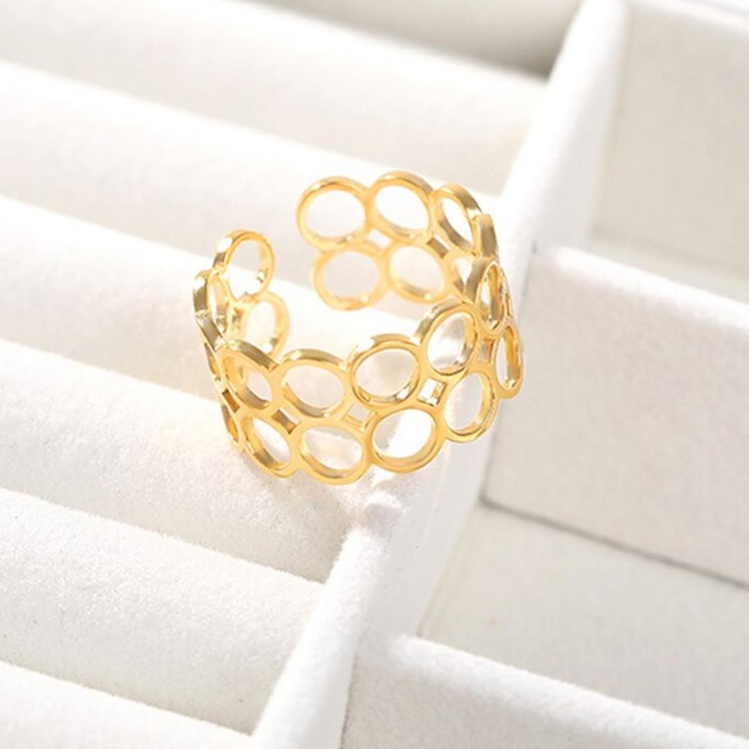 Golden Honey Ring (Adjustable)