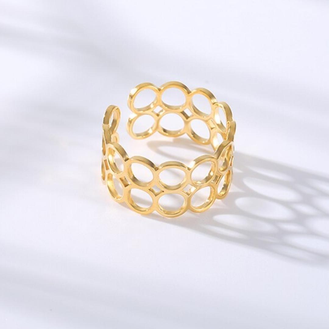 Golden Honey Ring (Adjustable)