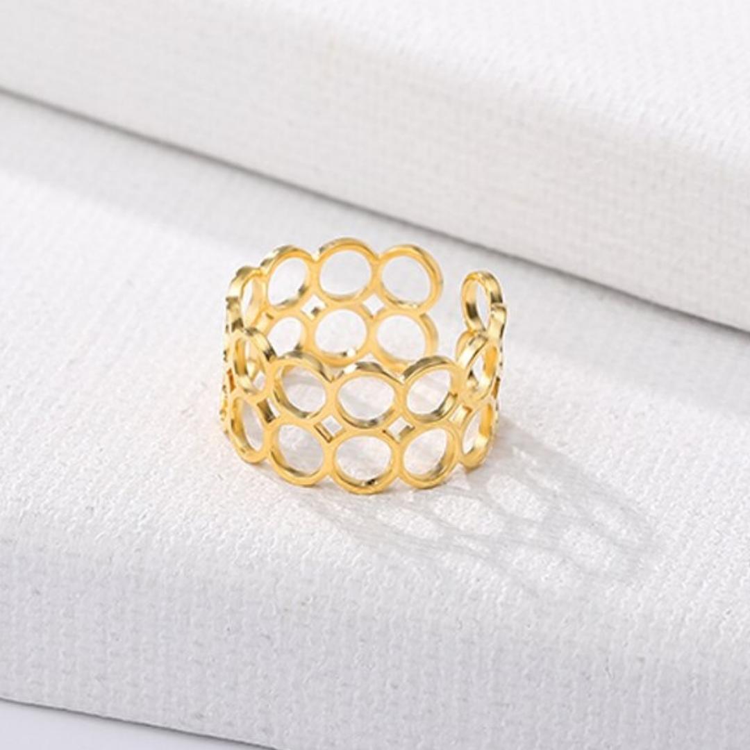 Golden Honey Ring (Adjustable)