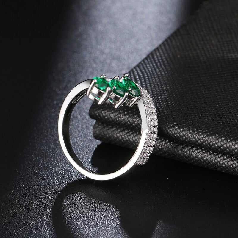 Emerald Dew Ring