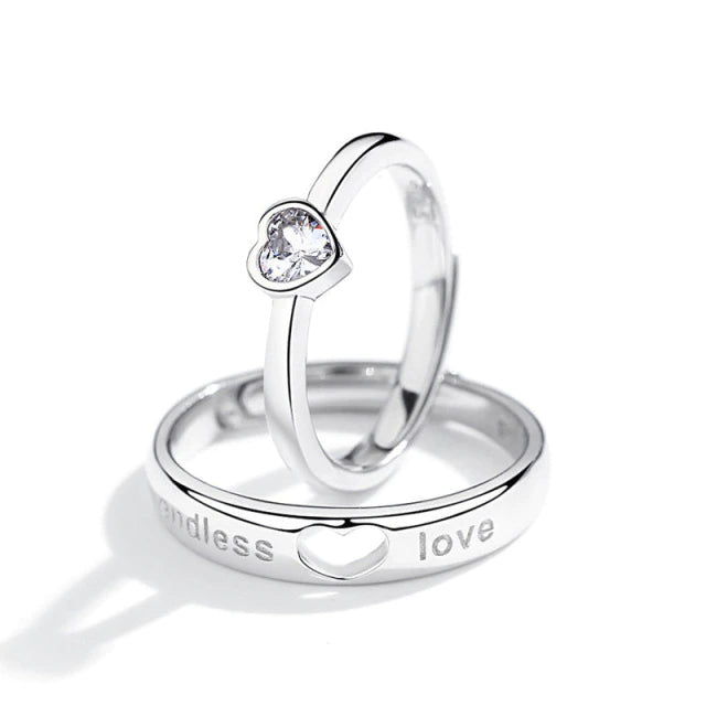 S925 Endless Love Couple Rings