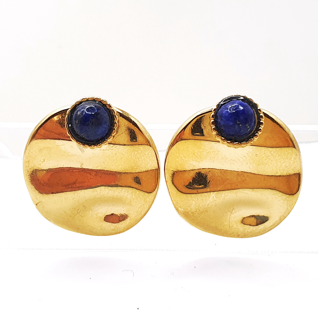 Lapis Stud Earrings