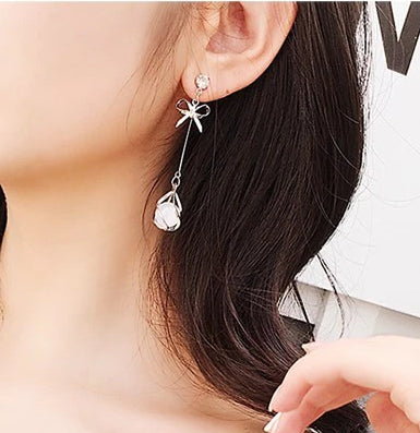 Long Bow Earrings