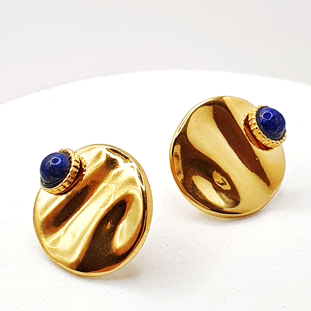 Lapis Stud Earrings