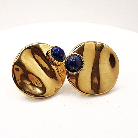 Lapis Stud Earrings