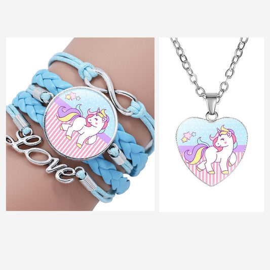 Unicorn Heart Jewelry Set