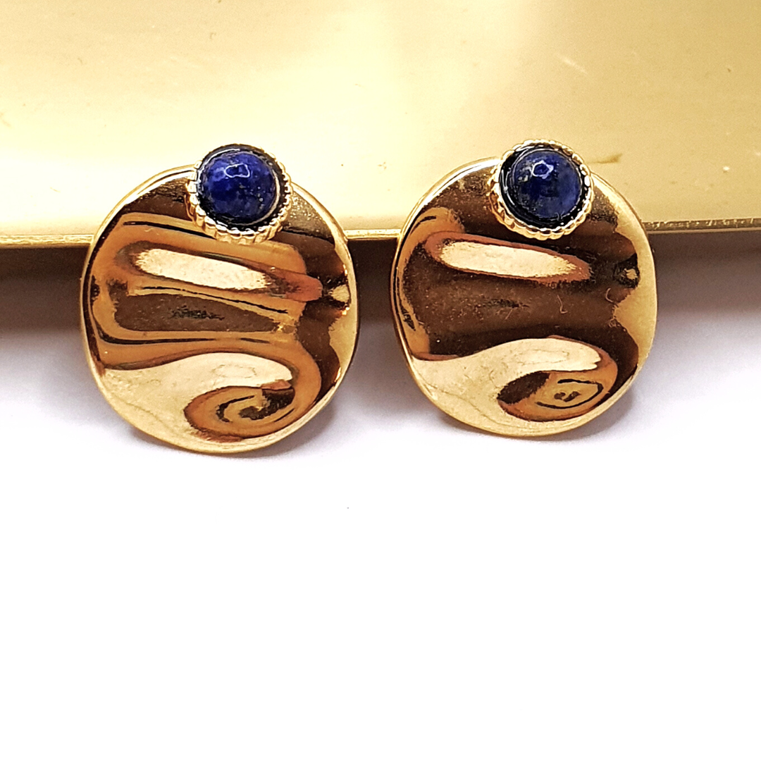 Lapis Stud Earrings