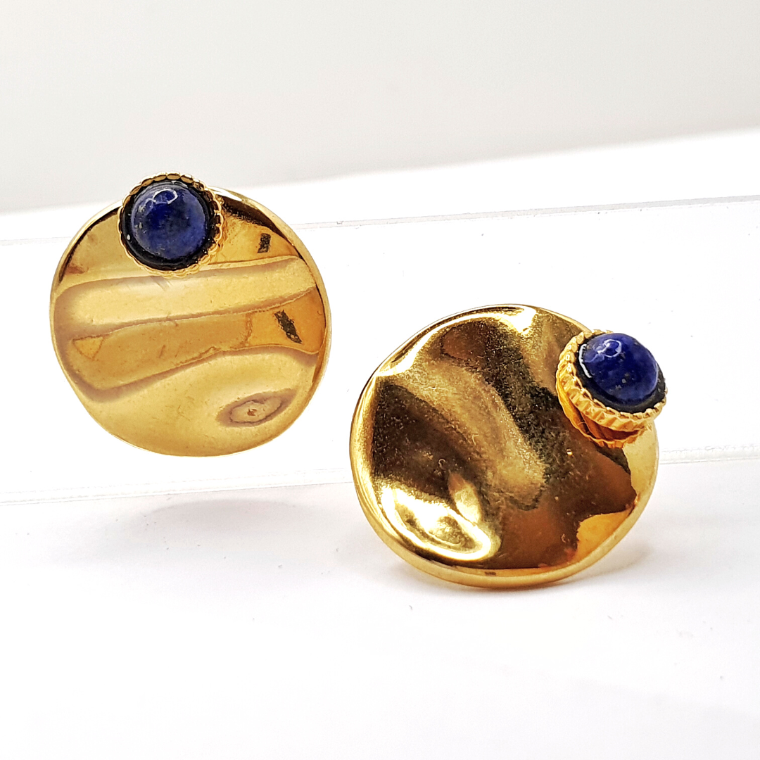 Lapis Stud Earrings