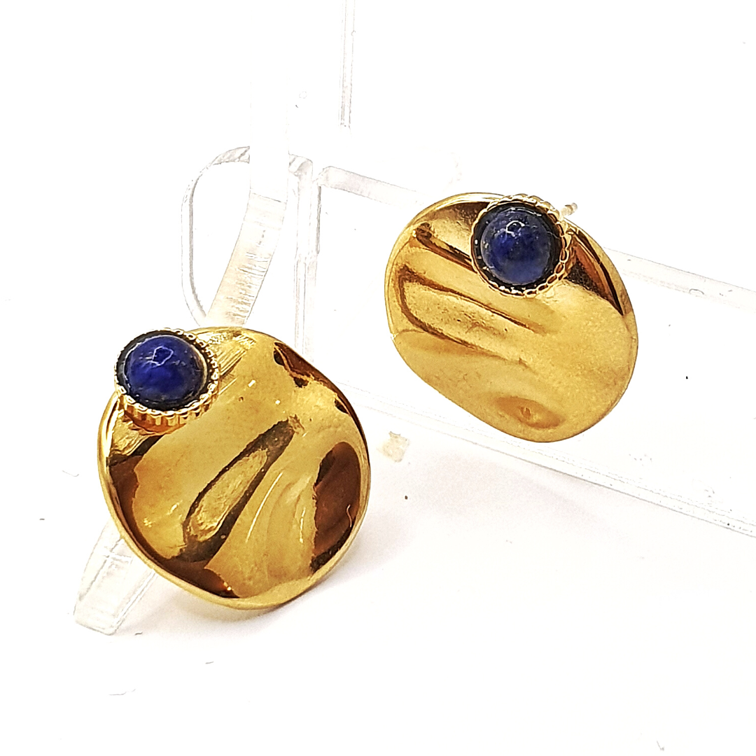 Lapis Stud Earrings