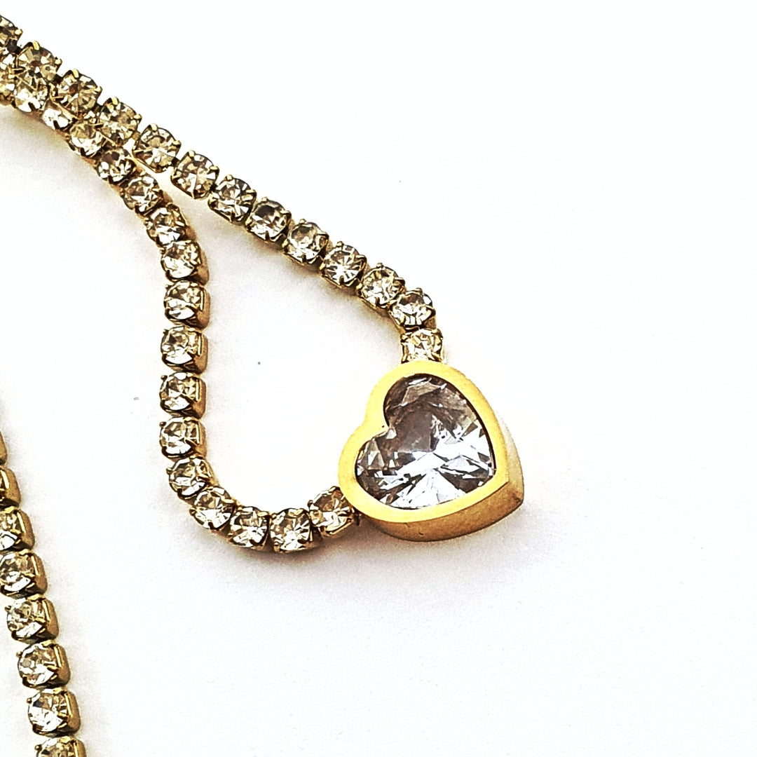 Heart Trail Necklace