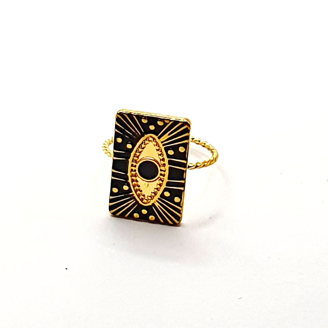 Retro Turkish Eye Ring