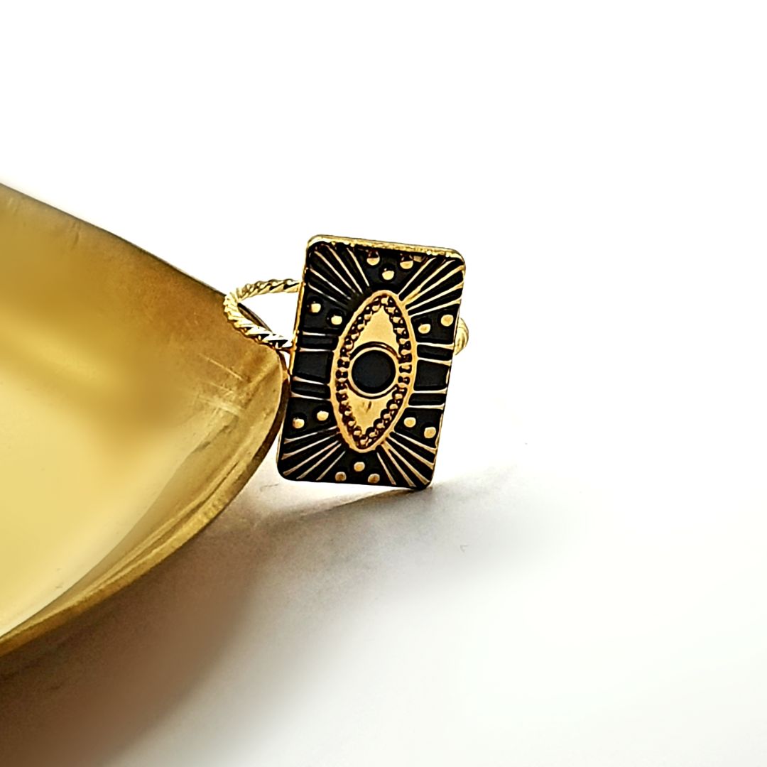 Retro Turkish Eye Ring