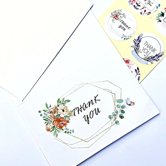 Thank you Card-Floral