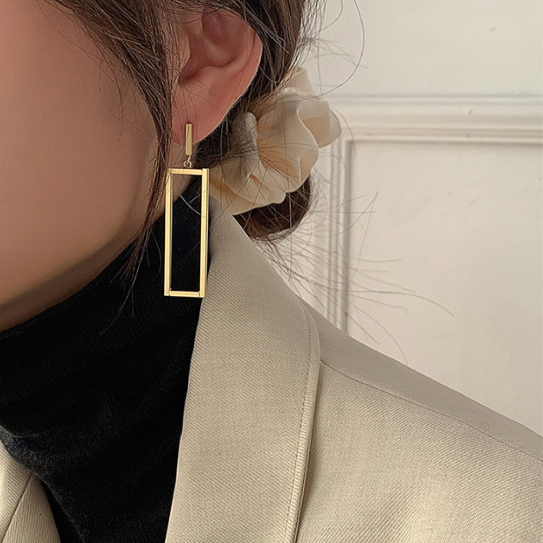 Rectangulaire Hoop Earrings