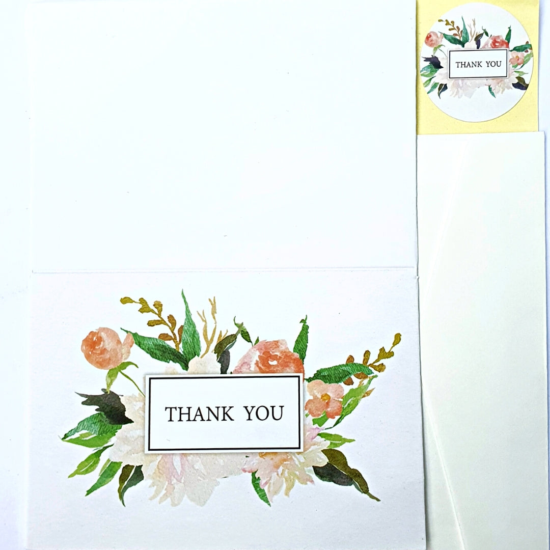 Thank you Card-Roses