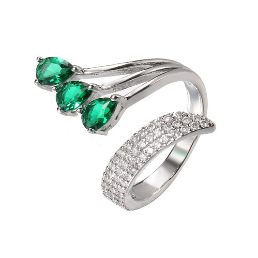 Emerald Dew Ring