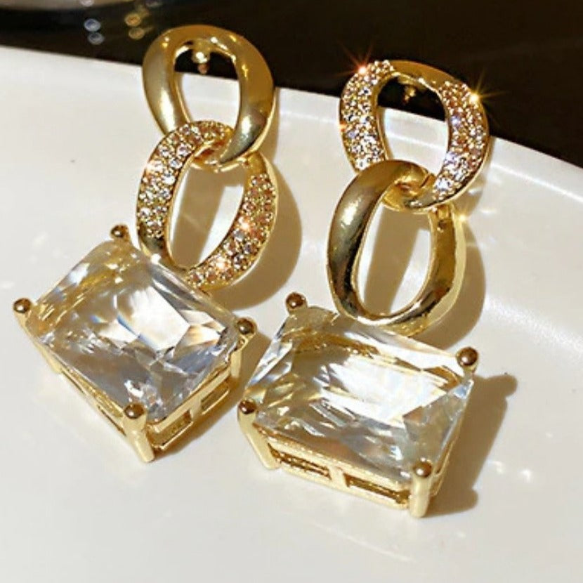 Square Transparent Earrings