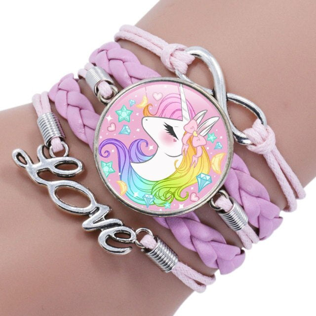 Unicorn Braided Children's Bracelet