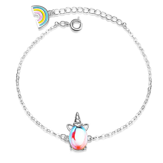 Unicorn Moonstone Bracelet