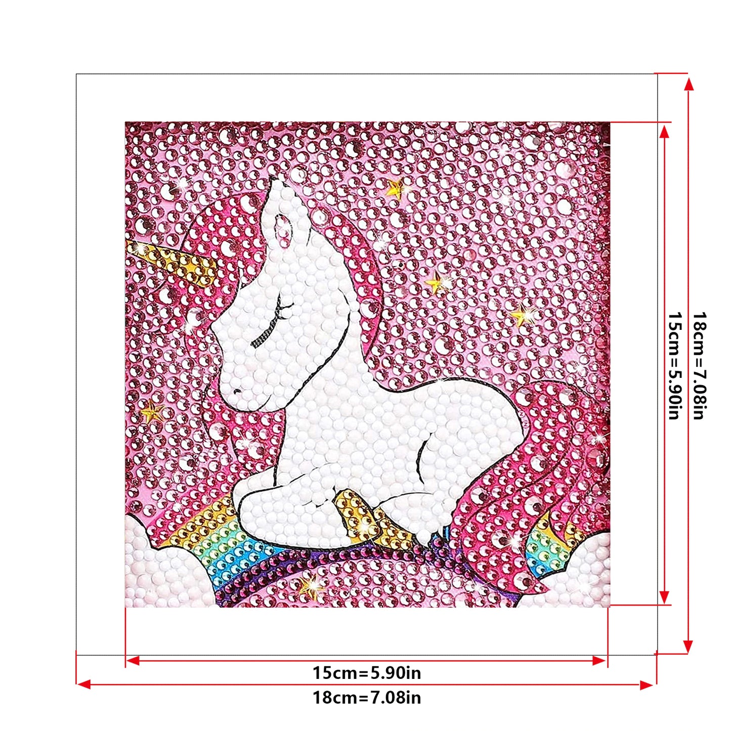 DIY Diamond Painting Love Unicorn