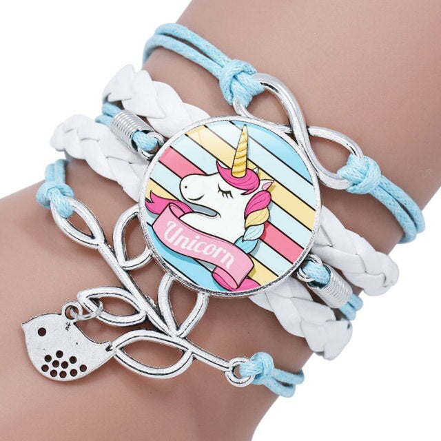 Unicorn Braided Children's Bracelet