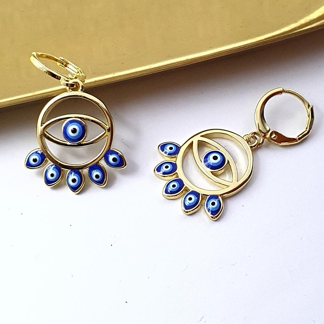 Turkish Eye Circle Earring