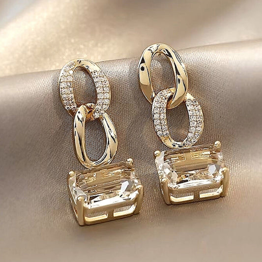 Square Transparent Earrings