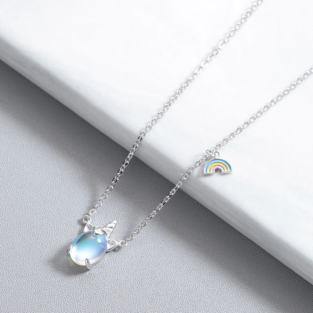 Unicorn Moonstone Necklace