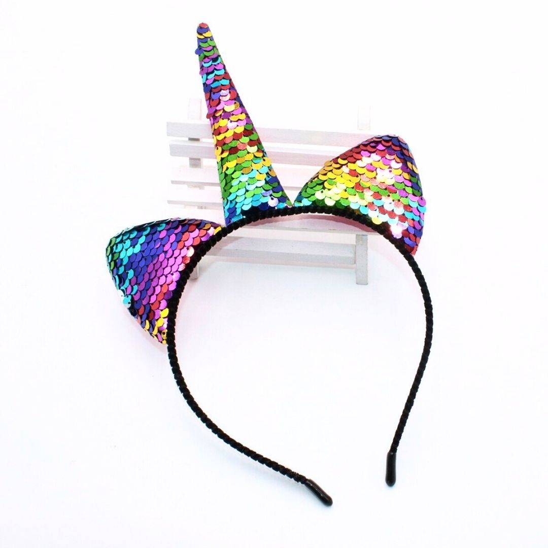 Unicorn Sequin Head Band