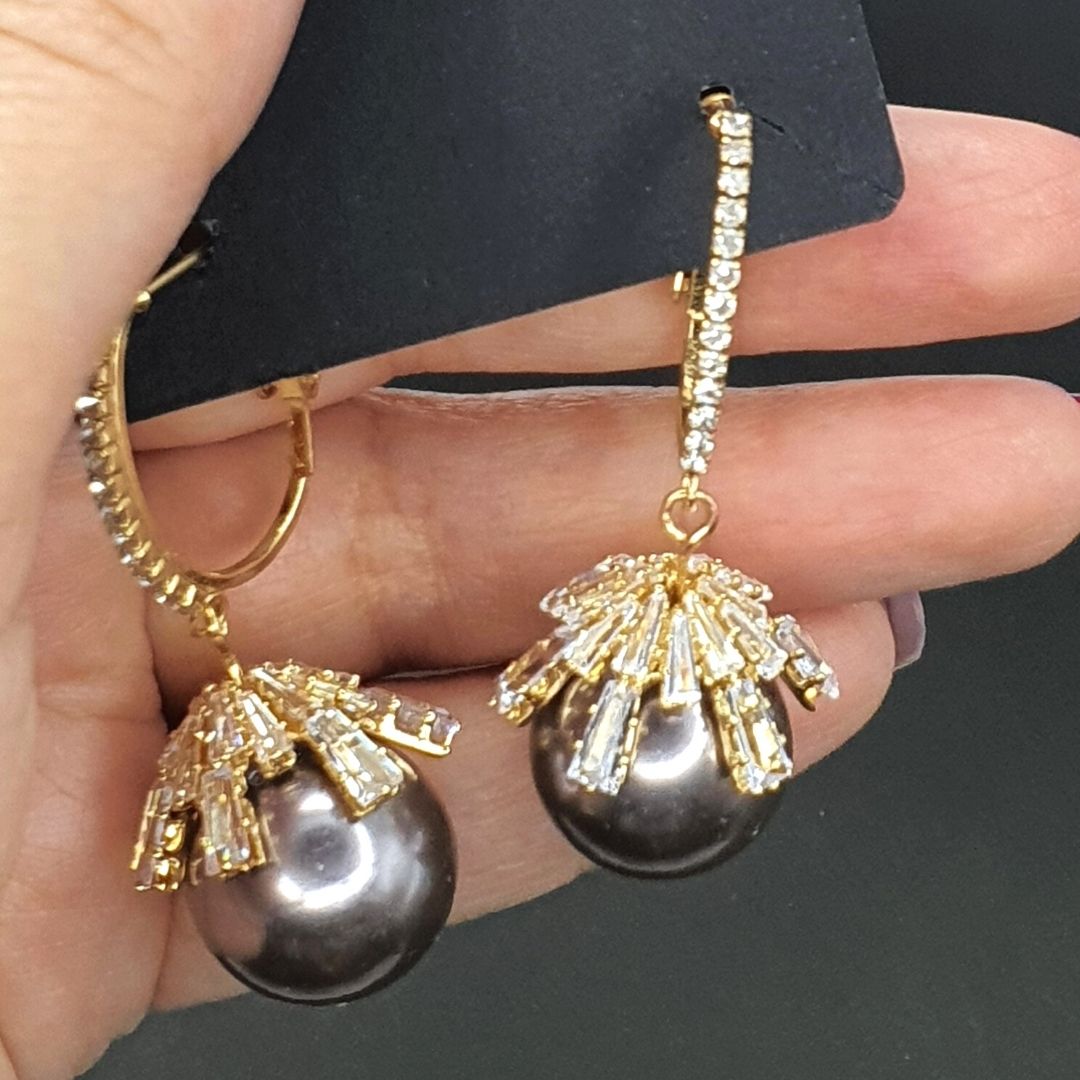 Cluster Drop Earrings