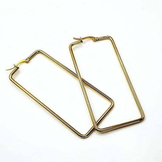 Exaggerated Rectangular Hoops