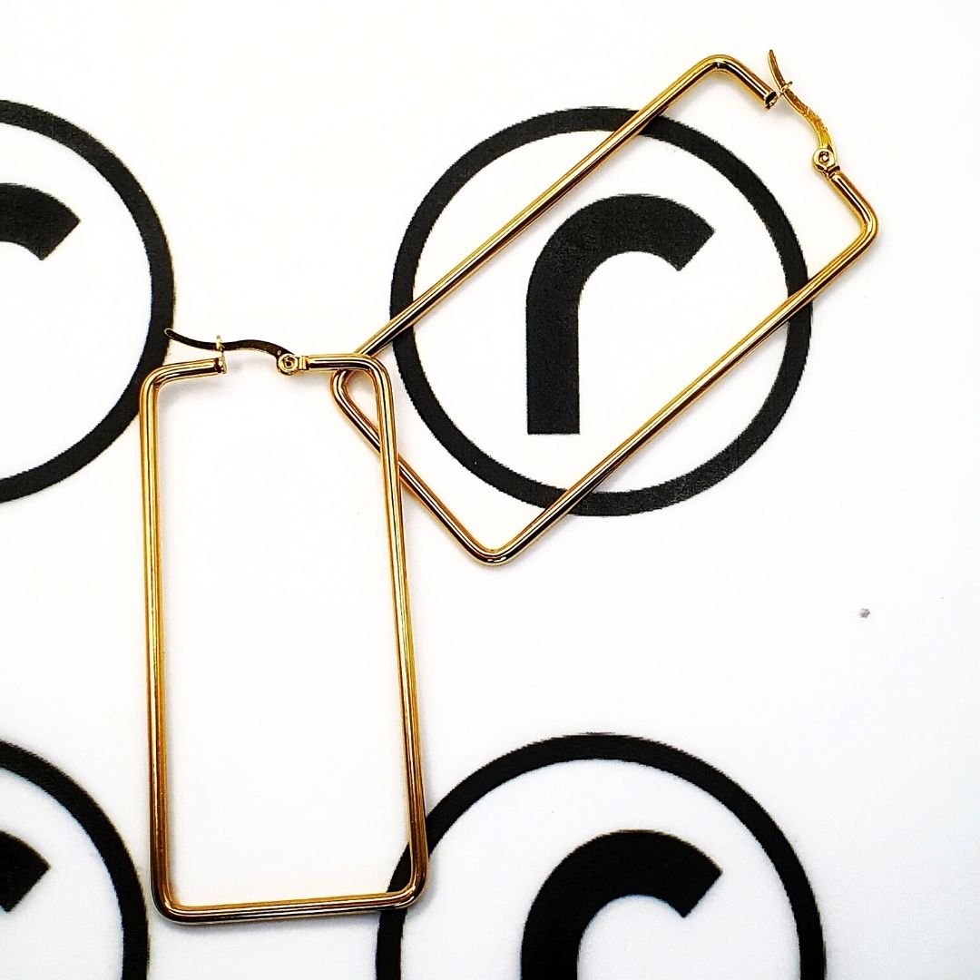 Exaggerated Rectangular Hoops