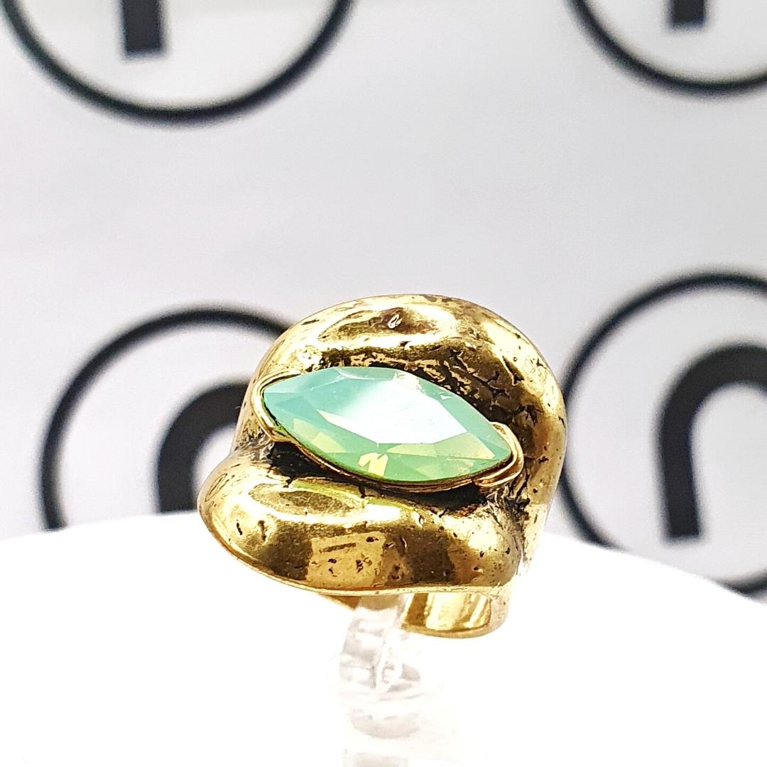 Green Opal Antique Ring