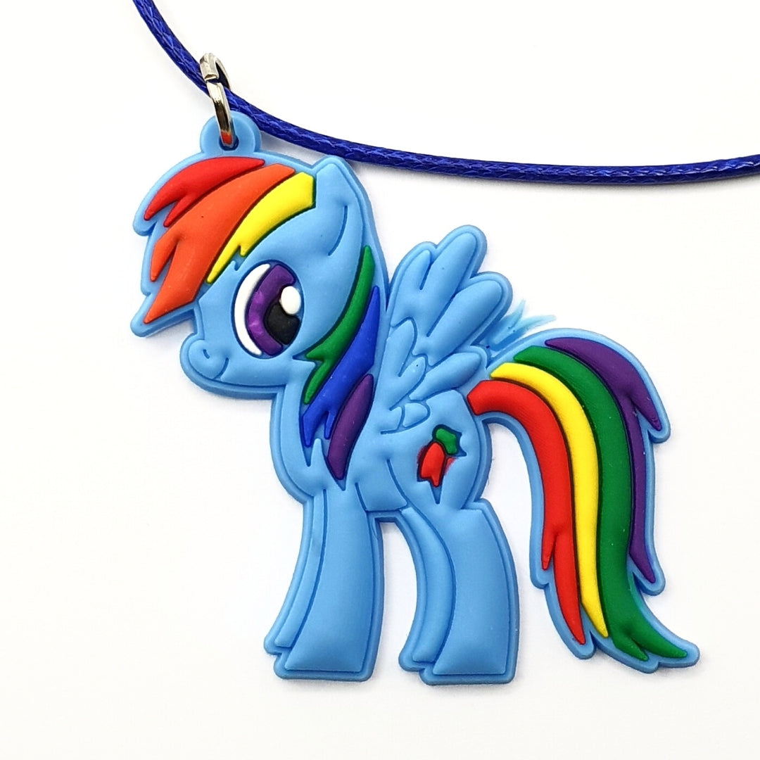 Rainbow Dash Charm Necklace