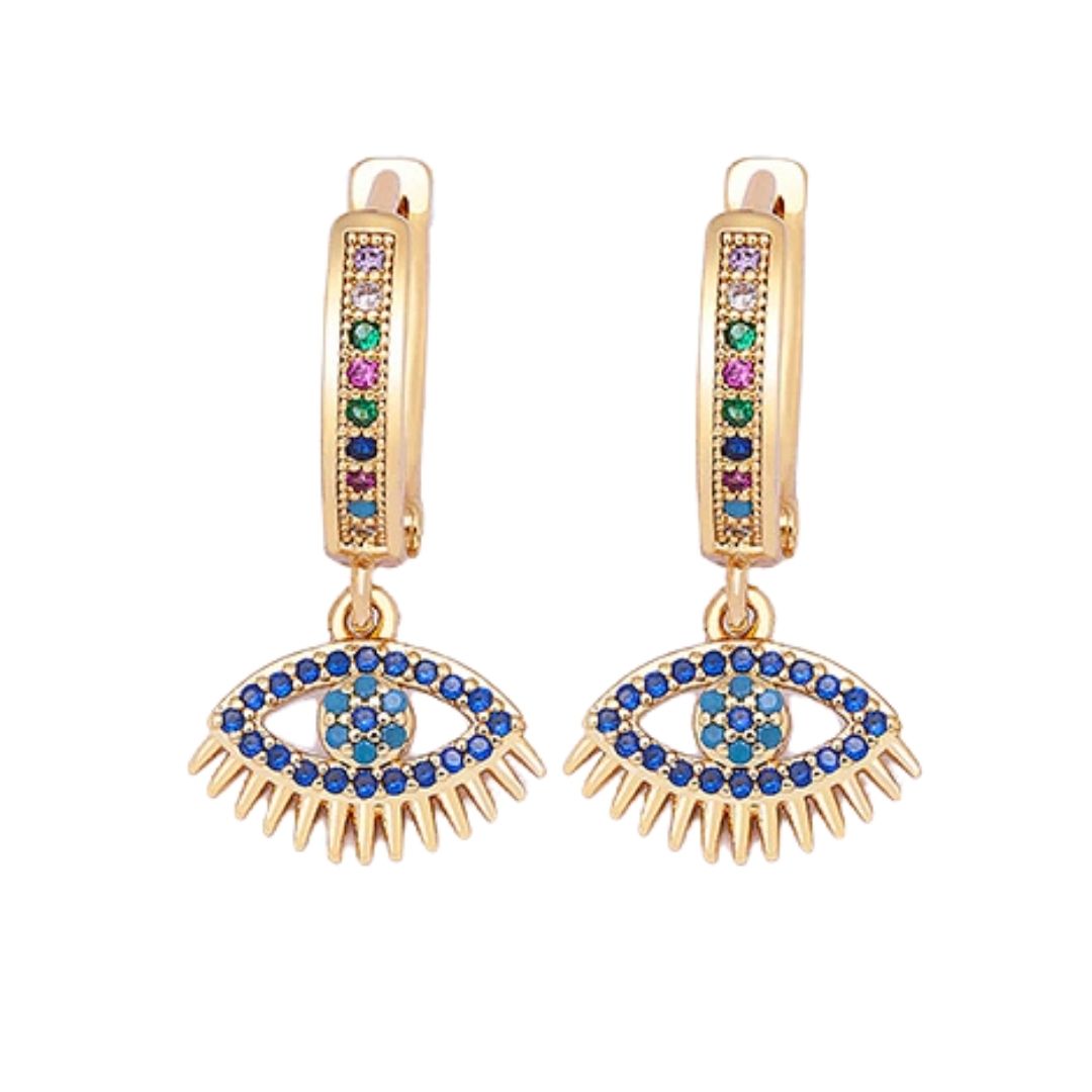 Spectrum Turkish Eye Earrings