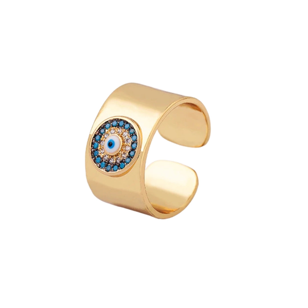 Turkish Eye Adjustable Ring